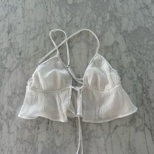 Bershka White Camisole Top